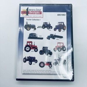 Amazing Designs Embroidery Solutions: Tractor Collect 1 (PC CD-ROM) ADC1053